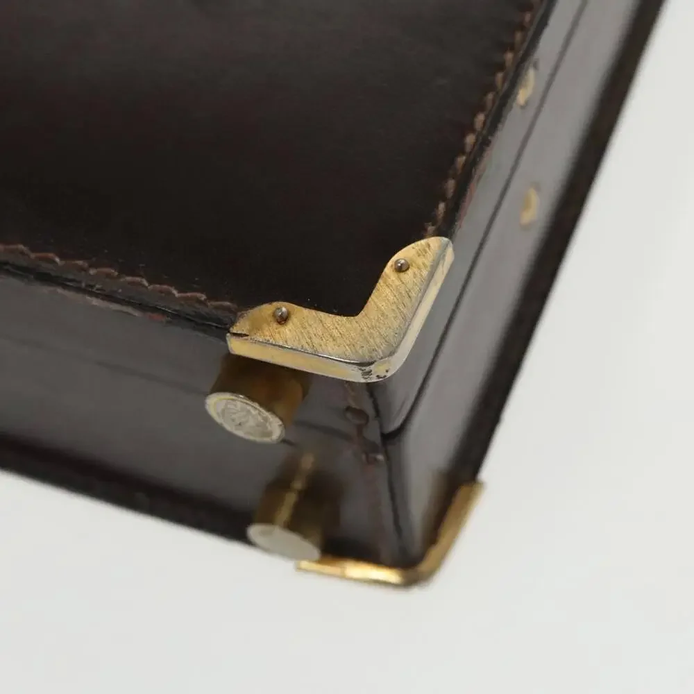 LOEWE Anagram Trunk Leather Brown